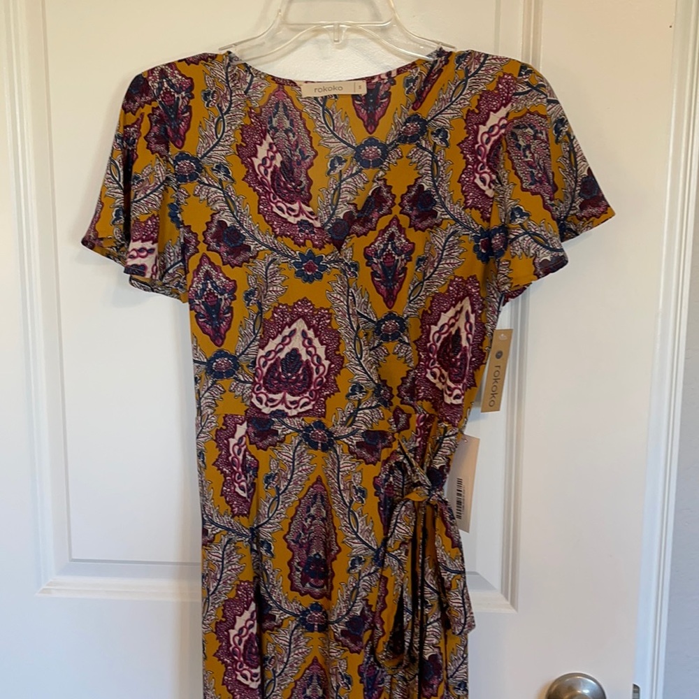 NWT Red Dress Maxi- Small